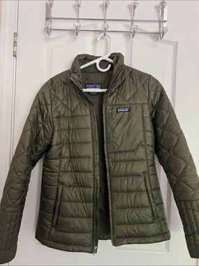 Patagonia Olive Quilted Lightweight Jacket